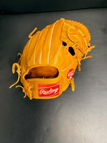 Used Right Hand Throw Rawlings Infield Heart of the Hide Baseball Glove 11.5"