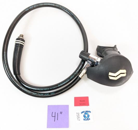 Sherwood Maxiumus Scuba Dive Regulator Balanced Adjustable 41" Swivel hose #2557