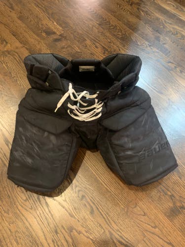 Used - Mike MCKenna NHL Pro Stock Bauer Goalie Pants.