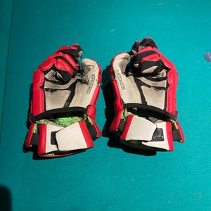 MAVERIK SHOWTIME Used Player's Maverik M4 Lacrosse Gloves 13"