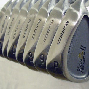 King Cobra II Oversize Irons Set 3-PW (Steel Apollo, STIFF) Golf Clubs