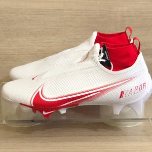 Nike Vapor Edge Pro 360 Football Cleats White Red AO8277-102 Mens size 12