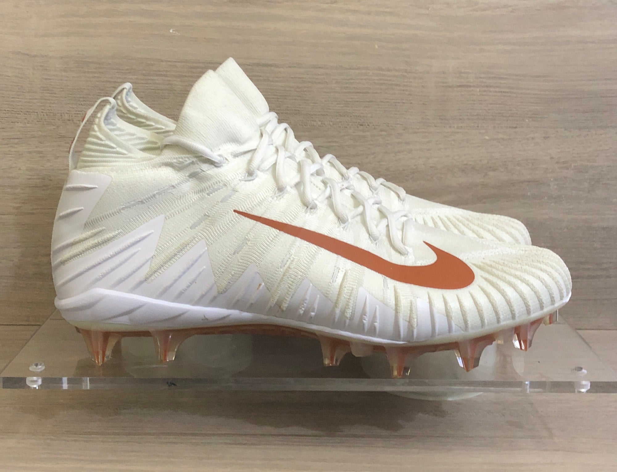 Nike Alpha Menace Elite-White Lacrosse Knights Cleats And Turfs