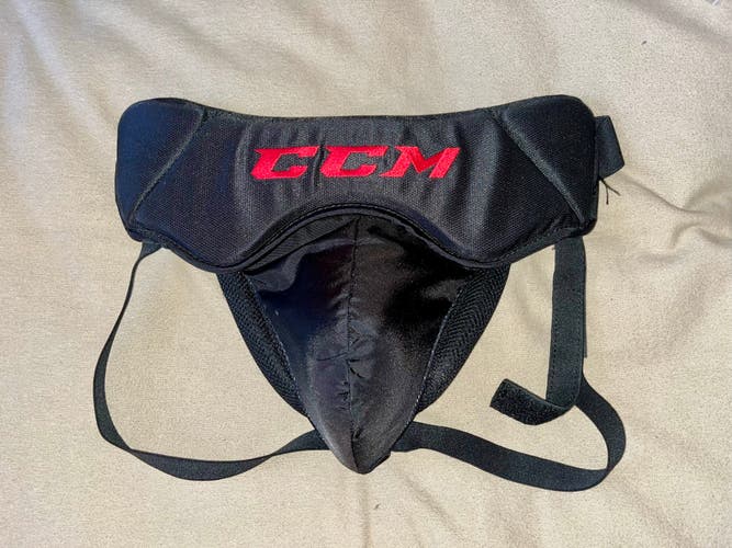Goalie Jock Cup Groin Guard Ccm GJ 500 Senior Ice Hockey