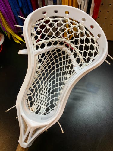 NEW Lacrosse head CUSTOM Strung with Semi-soft mesh & Mid Pocket