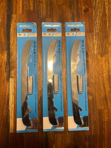 2 Pack New Bauer LS Pulse Ti - 306 mm - New in Package