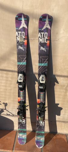 Used Unisex Atomic 130 cm All Mountain Vantage Skis With Bindings