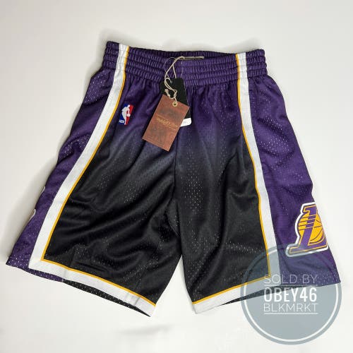 Mitchell & Ness Los Angeles Lakers Fadeaway Swingman Shorts 2009