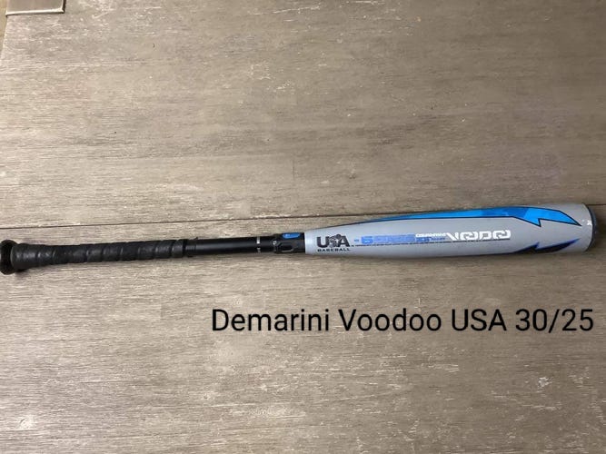 Used 2019 DeMarini Hybrid Voodoo Bat (-5) 25 oz 30"