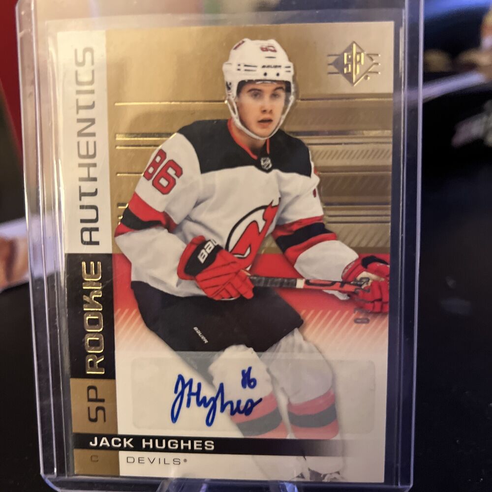 Jack Hughes New Jersey Devils Autographed 2019-20 Upper Deck