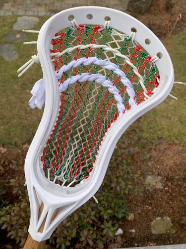 NEW Lacrosse Head CUSTOM Strung w/ Force semi- soft mesh