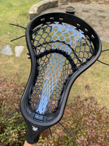 Like New  ECD DNA Mens lacrosse head CUSTOM strung w/ semi-soft mesh