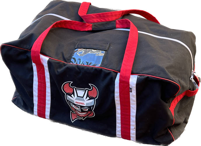 4orte Binghamton Devils AHL Pro Stock Hockey Goalie Equipment Bag