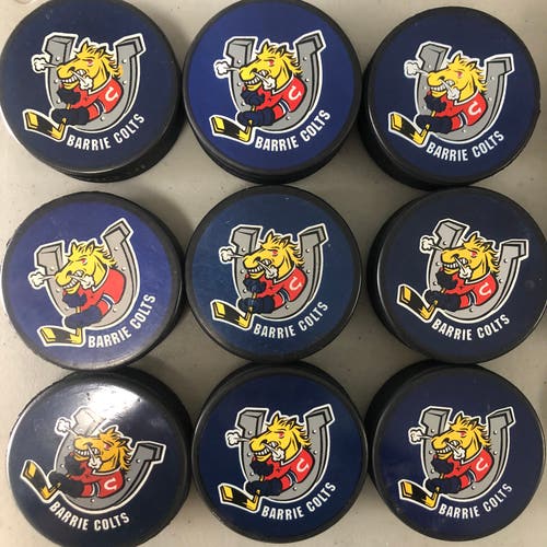 OHL Barrie Colts official pucks