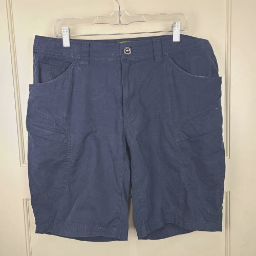 Keen Men's Canvas Outdoor Hiking Cargo Shorts Navy Blue Size: 36