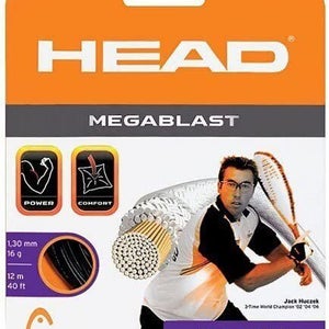Head Megablast Racquetball String Set, 17g-white