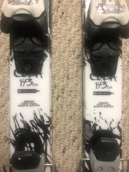 Used 143 cm With Bindings Skis SidelineSwap