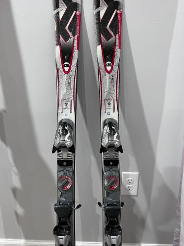 Used K2 AMP Strike All Mountain Skis With Adjustable Bindings