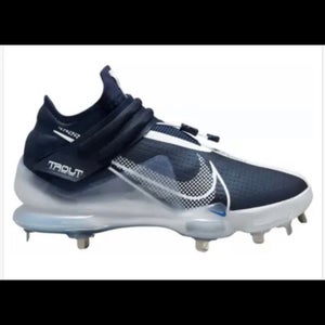 Nike Zoom Force Trout 7 Navy Blue White Men’s Baseball Cleats sz 10.5 CI3134 403