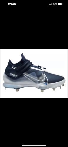 Nike Zoom Force Trout 7 Navy Blue White Men’s Baseball Cleats sz 10.5 CI3134 403