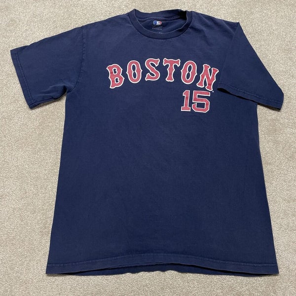 Dustin Pedroia Boston Red Sox T Shirt Men Large Adult Gray MLB Baseball  Fenway