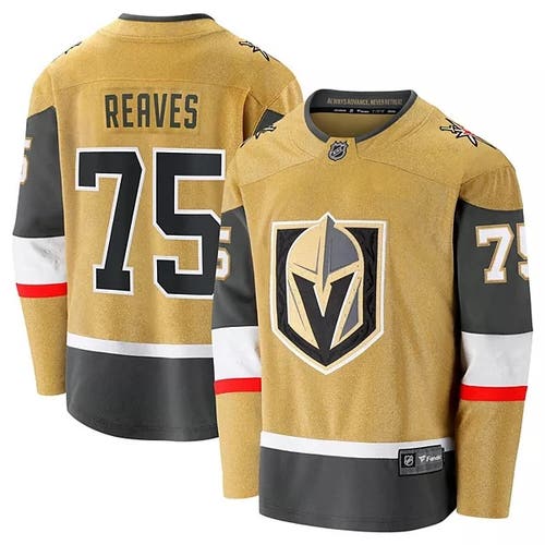 New NHL Ryan Reaves Las Vegas Golden Knights XL Jersey Fanatics Breakaway Alternate Gold #75