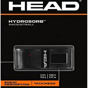 HEAD Hydrosorb Racquetball Racquet Replacement Grip, Black