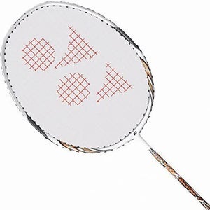 Yonex Muscle Power 7 White/Orange  Badminton Racket, Pre Strung