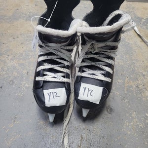 Used Ccm Jetspeed Ft340 Youth 12.0 Ice Hockey Skates