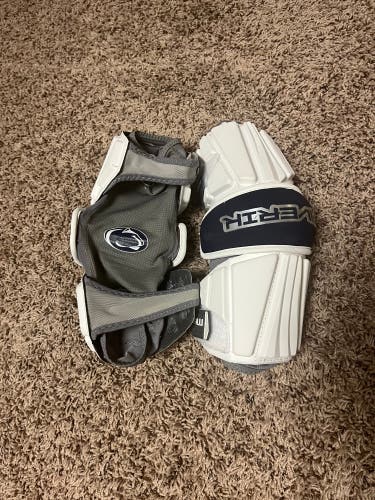 Penn State Lacrosse Team Issued Used Large Maverik Max Arm Pads