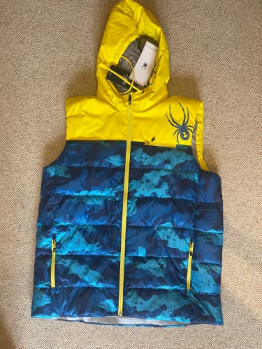 2022 Official US Ski Team New Adult Down Spyder Vest