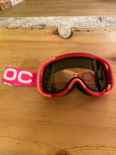 Pink POC cornea Goggles