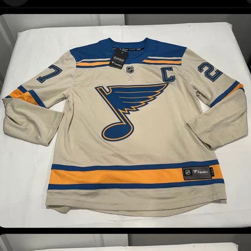 New Winter Classic NHL St. Louis Blues Alex Pietrangelo Jersey Fanatics Breakaway Size XLarge