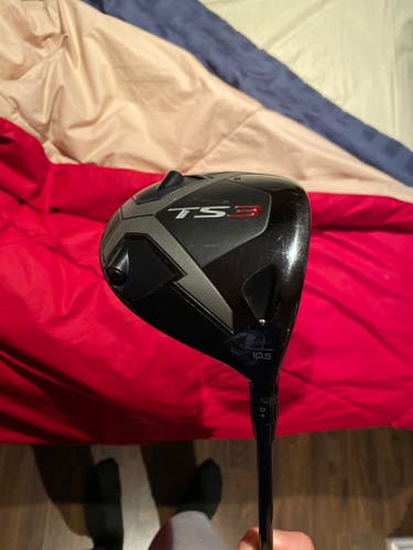 Used Men's Titleist Right Handed TS3 Driver Stiff Flex 10.5 Loft