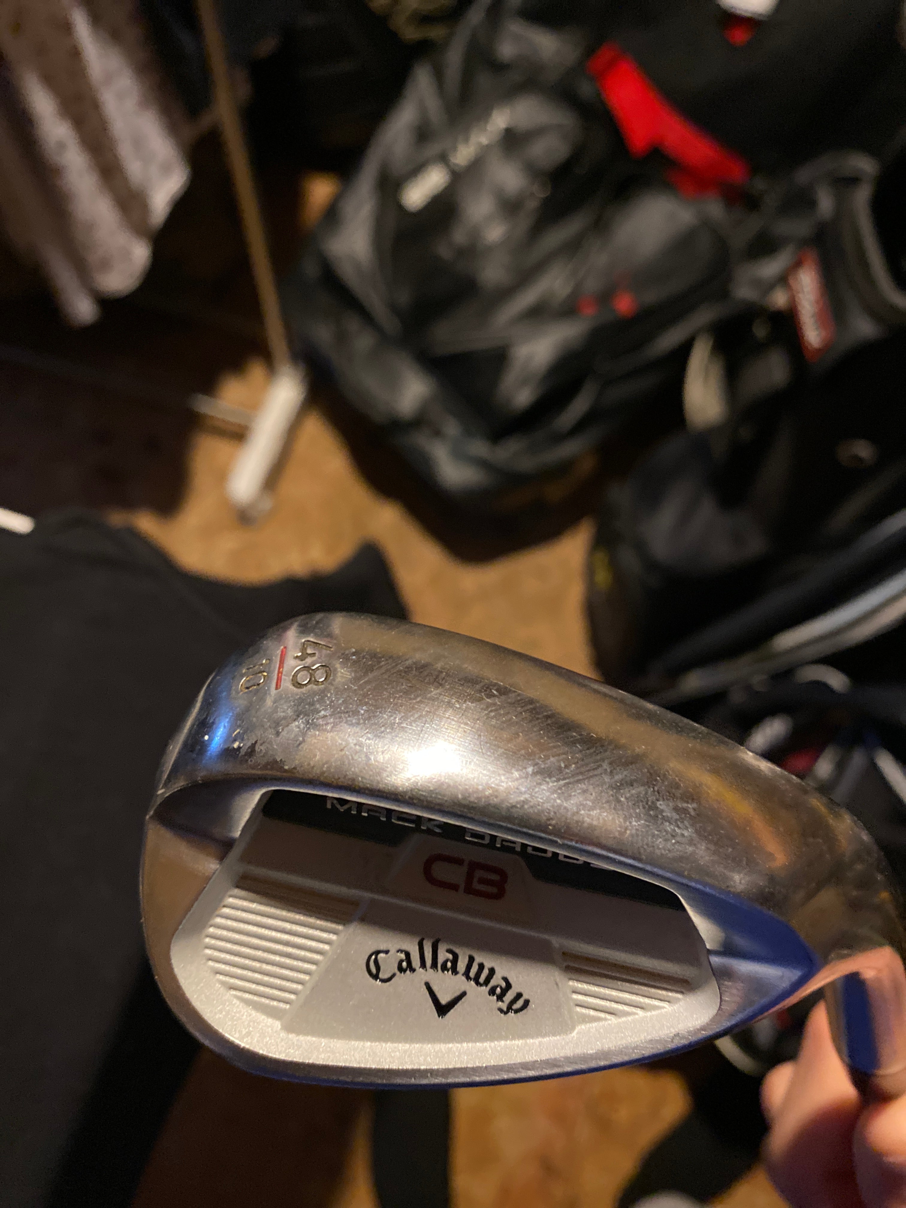 Used Callaway Right Handed Mack Daddy CB Wedge 48 Degree Steel