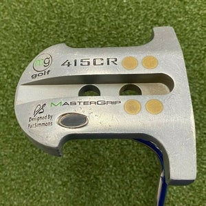 MasterGrip 415CR Mallet Putter / RH / Steel ~35" / NEW GRIP / VGC / jl6515
