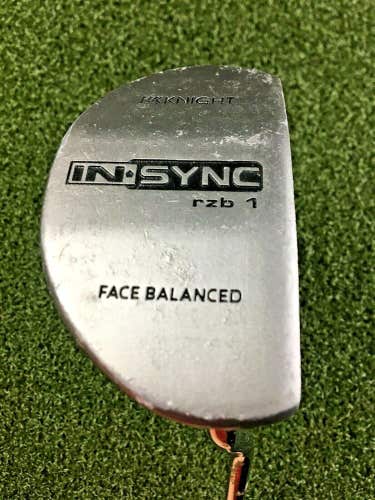 Knight Golf In Sync RZB Half-Mallet Putter / ~35.25" Steel / Nice Grip / gw5797