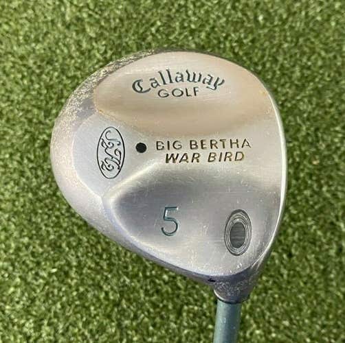 Callaway Big Bertha War Bird 5 Wood / RH / Ladies Graphite ~40.75" / jl5021
