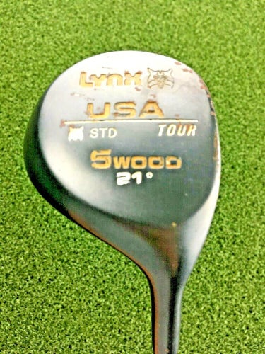 Lynx USA Tour STD 5 Wood 21* / RH ~40.25" / Stiff Flex Steel / Nice Grip /gw2063