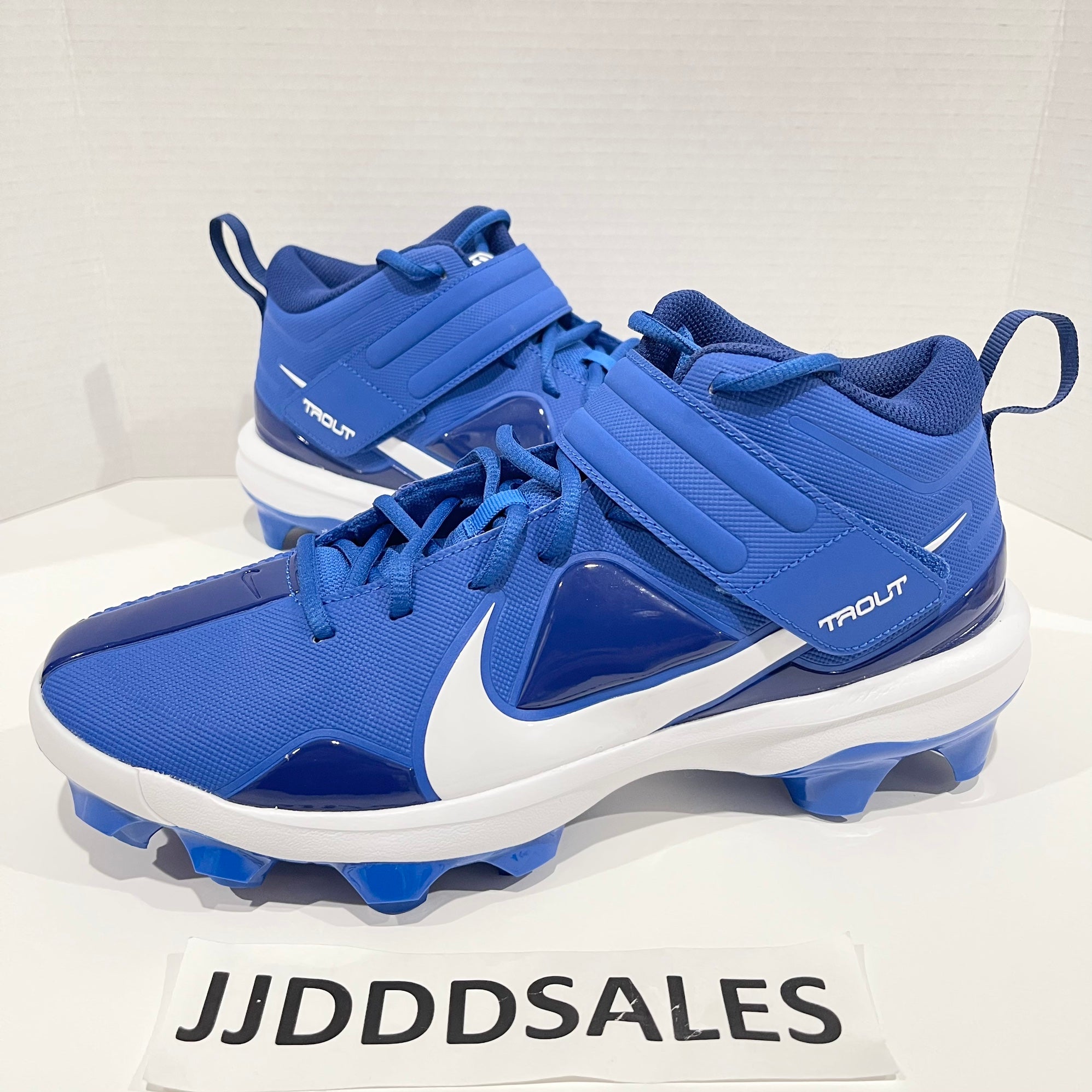 Nike Force Trout 7 MCS Blue White Baseball Cleats CT0828-400 Men