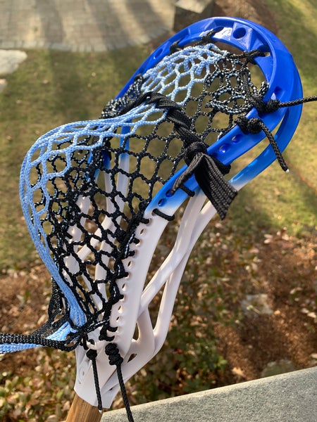 NEW Lacrosse Head CUSTOM Dyed & Strung W/ Semi-soft Mesh & Mid Pocket
