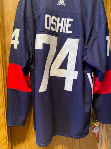 Team USA World Cup of Hockey TJ Oshie Jersey
