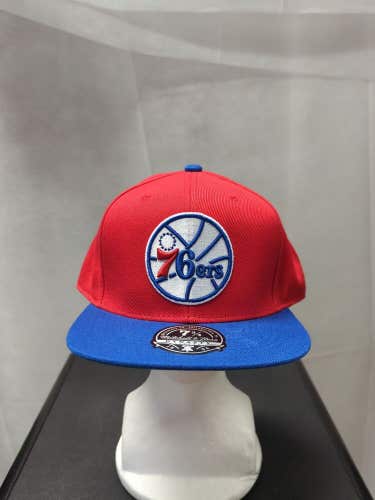 NWS Philadelphia 76ers Mitchell & Ness Fitted Hat 7 3/4 NBA