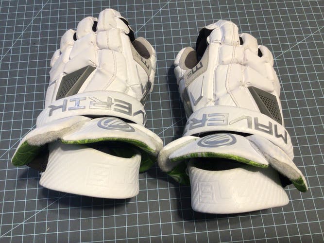 Used Player's Maverik M5 Lacrosse Gloves 12" Medium