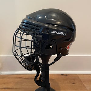 Used Small Bauer BHH2100S Helmet w/ black cage