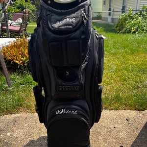 Unisex Black Standing Golf Bag