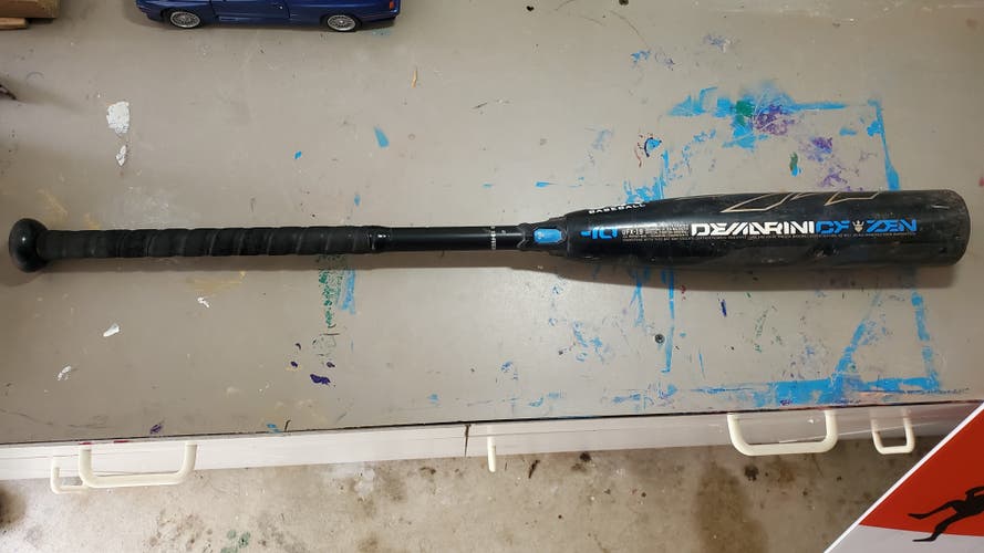2019 DeMarini CF Zen (-10) drop 21 oz 31” USA Certified Composite Bat Used