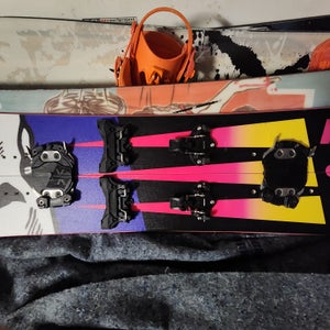 Used Men's Kemper Snowboard Splitboard With Bindings Stiff Flex Directional