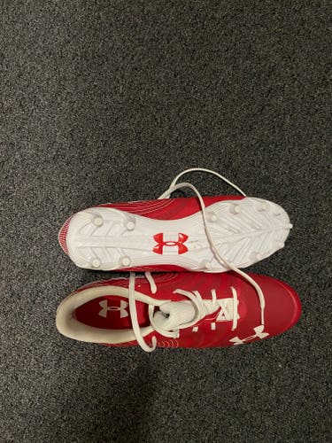Men's New Size 13 (Women's 14) Molded Cleats Under Armour Low Top