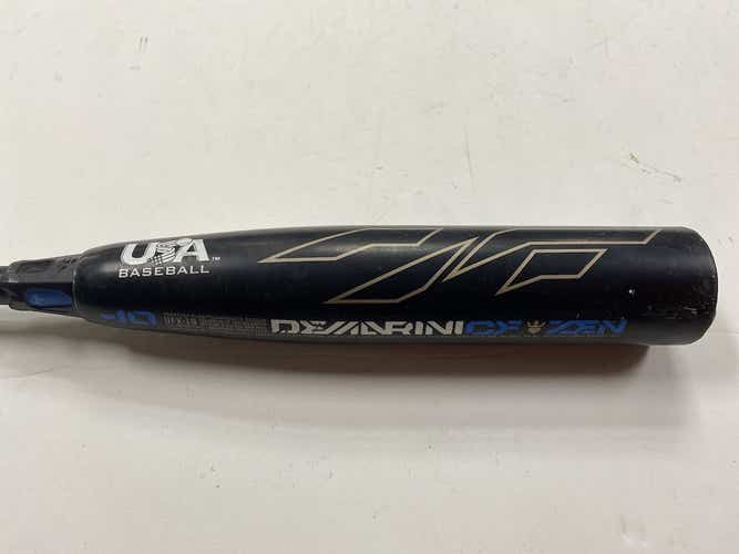 Used Demarini Cf Zen Ufx-19 30" -10 Drop Usa 2 5 8 Barrel Bats